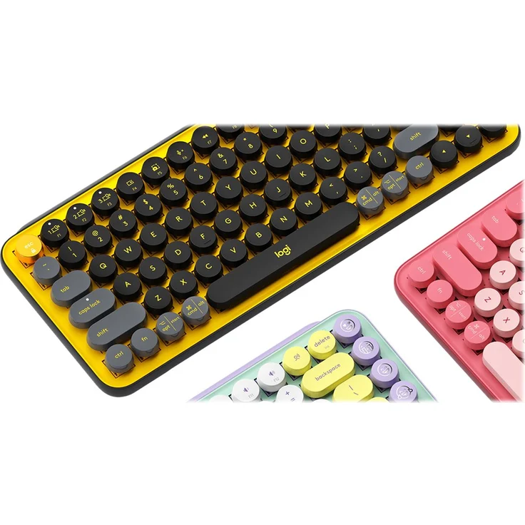 Logitech POP Keys - Tastatur - kabellos - Bluetooth LE, Bluetooth 5.1 - QWERTY - Pan-Nordic – Bild 5