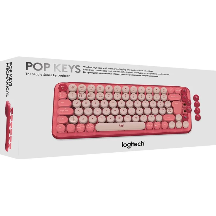 Logitech POP Keys - Tastatur - kabellos - Bluetooth LE, Bluetooth 5.1 - QWERTZ - Schweiz – Bild 3
