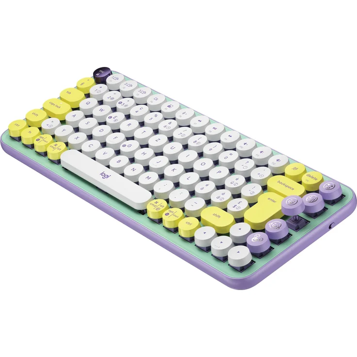 Logitech POP Keys - Tastatur - kabellos - Bluetooth LE, Bluetooth 5.1 - QWERTZ - Schweiz – Bild 1