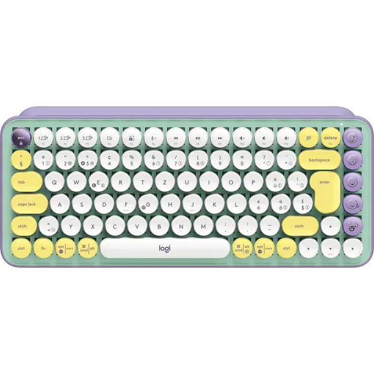 Logitech POP Keys - Tastatur - kabellos - Bluetooth LE, Bluetooth 5.1 - QWERTZ - Schweiz – Bild 2