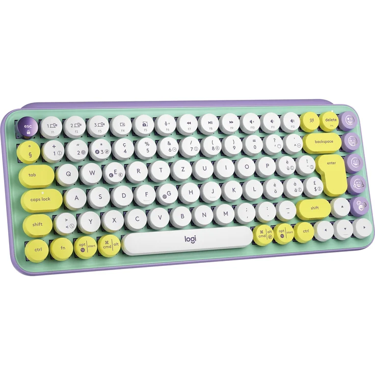 Logitech POP Keys - Tastatur - kabellos - Bluetooth LE, Bluetooth 5.1 - QWERTZ - Schweiz – Bild 4