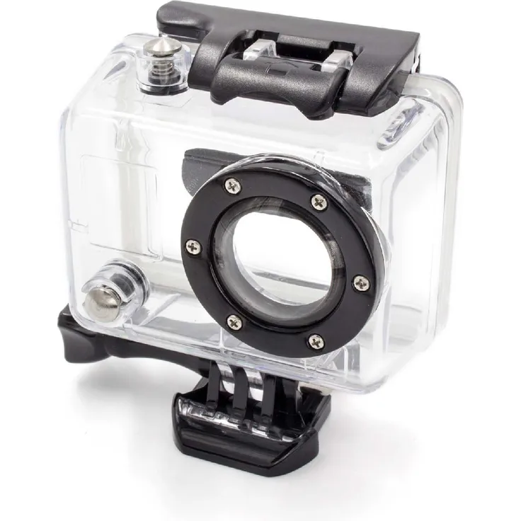 vhbw Unterwassergehäuse kompatibel mit GoPro HD Hero 2 Surf Edition, Hero 960 ActionCam - Wasserfeste Hülle für Unterwasseraufnahmen