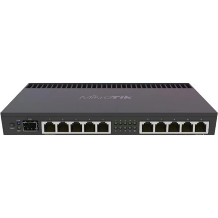 RB4011IGS+RM - Router der RB4011-Serie, Ethernet-Modell, 10x 1 Gbit-s Ethernet-Ports, 1x SFP+-Port