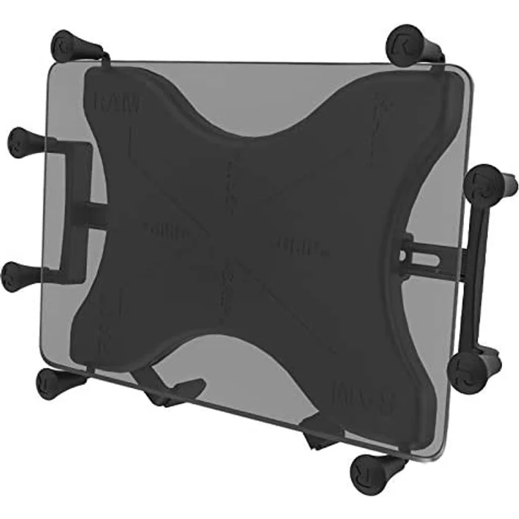 RAM Mounts X-Grip Universal-Halterung für 22,9 cm - 25,4 cm Tablets, kompatibel mit RAM B 2,5 cm und C 3,8 cm (1,5 Zoll) großen runden Kugelsockeln 