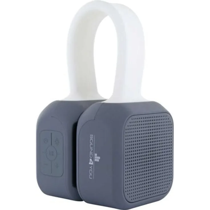 Schwaiger Sound4You Bluetooth-Lautsprecher, wasserfest, grau