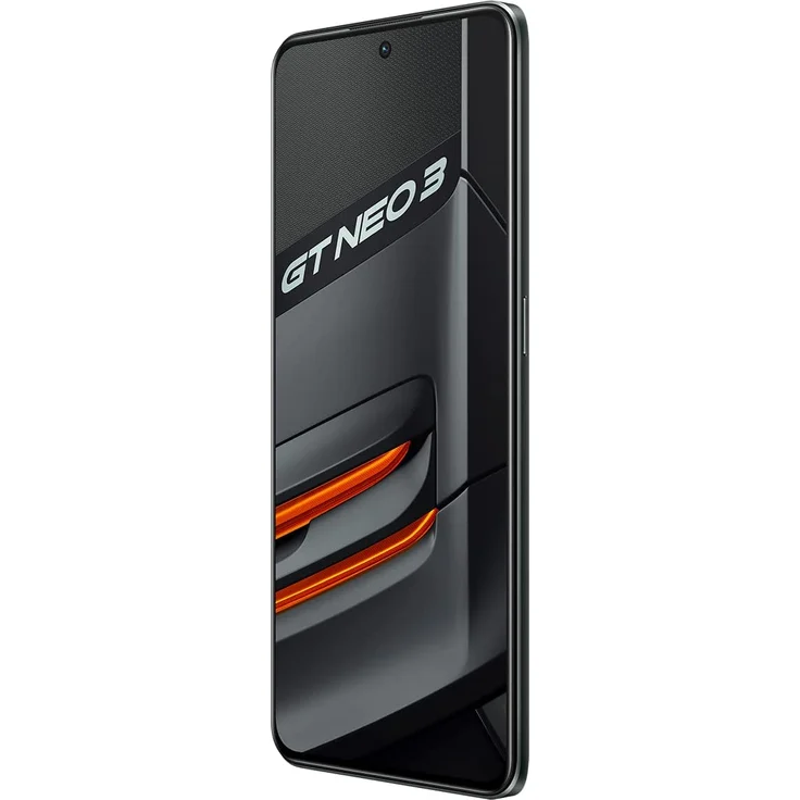 realme GT Neo 3 Smartphone 17,02cm (6,7 Zoll) AMOLED-Display, Android 12, Asphalt Black – Bild 7