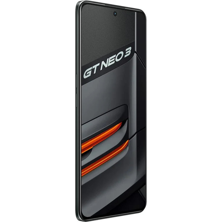 realme GT Neo 3 Smartphone 17,02cm (6,7 Zoll) AMOLED-Display, Android 12, Asphalt Black – Bild 5