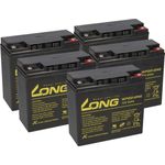 5x Akku Batterie 12V 22Ah kompatibel Elektroroller E-SCOOTER 60V 20Ah SXT Viper