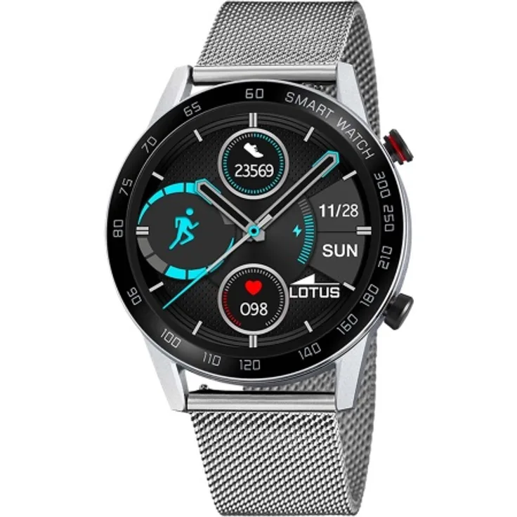 Lotus Smartwatch Herren 50017-1 Smartwatch Herren, Einheitsgröße, Silber