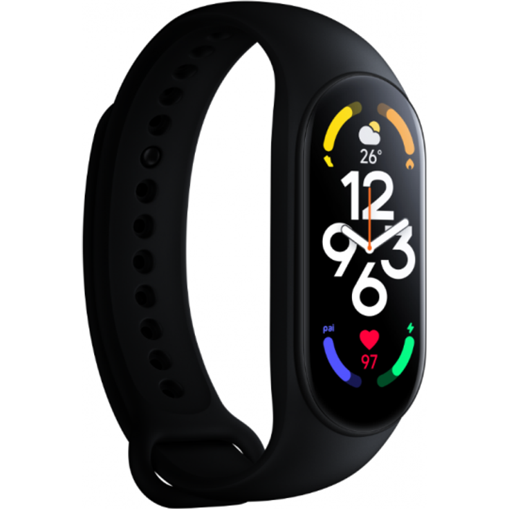 Xiaomi Mi Smart Band 7 Fitness-Tracker Unisex, Einheitsgröße, Kunststoffgehäuse, Polyurethanarmband, Schwarz