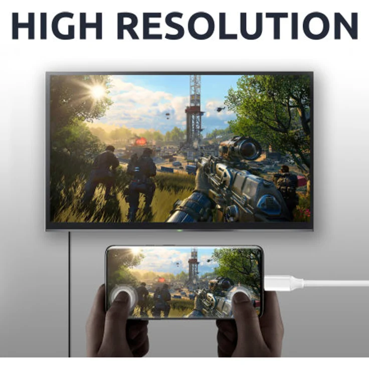 Vivanco USB-C auf HDMI 4K, 60 Hz Adapter, weiß – Bild 3