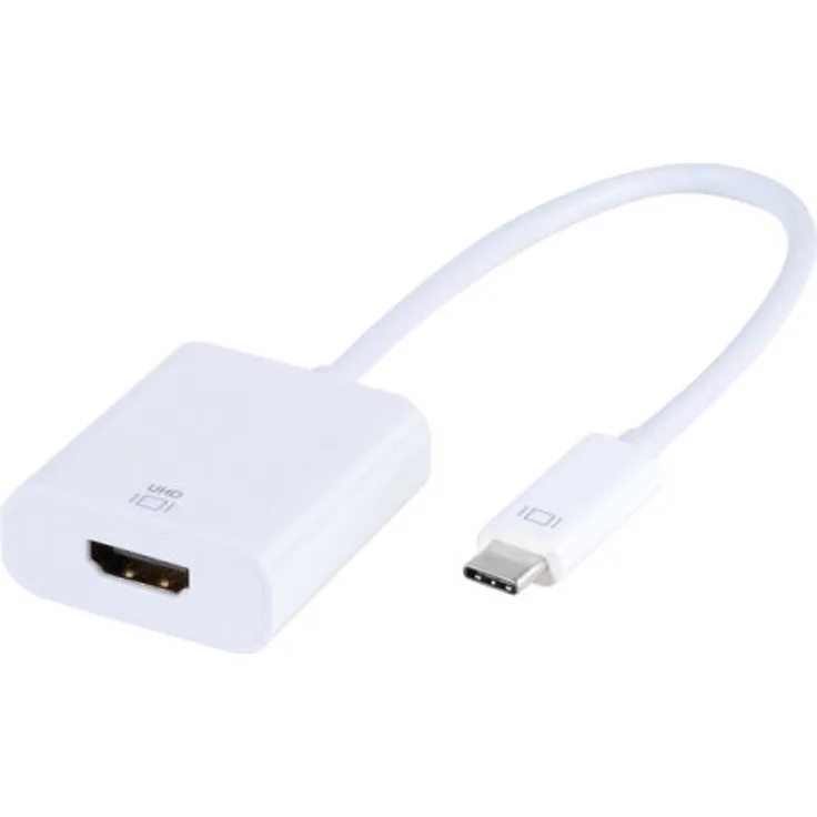 Vivanco USB-C auf HDMI 4K, 60 Hz Adapter, weiß