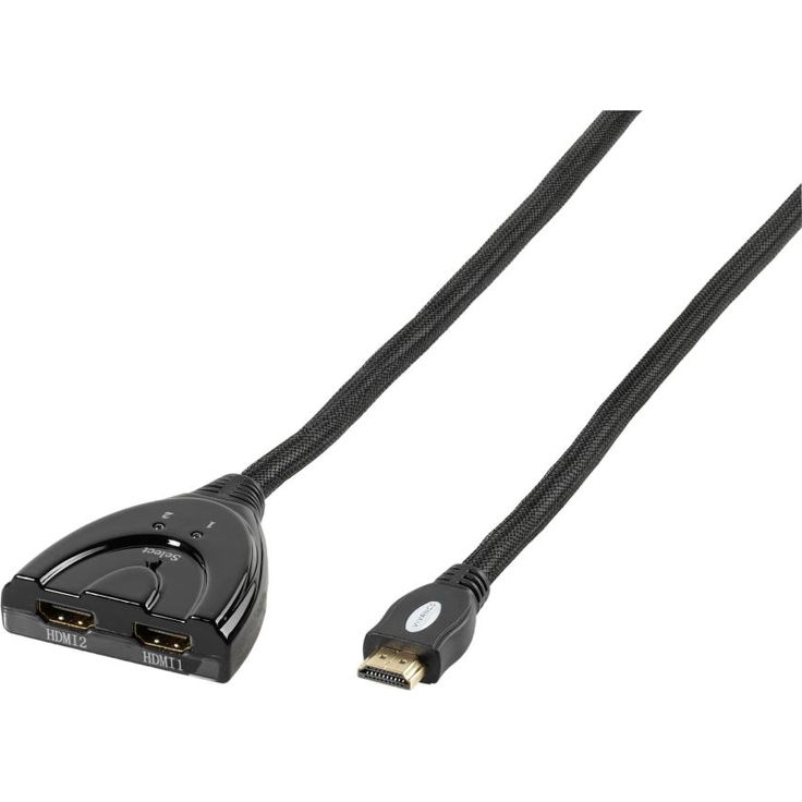 Vivanco automatischer HDMI 2 in 1 Umschalter