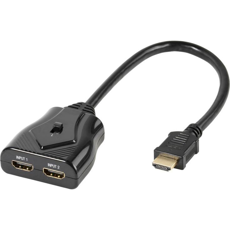 Vivanco HDMI-Umschalter 2 -in 1, manuell