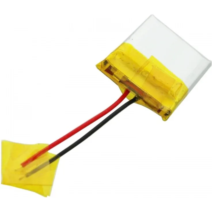 AccuCell 100mAh Akku passend für den E-Bike Fahrradcomputer Bosch 052030 Akku 502030 3,7 Volt 100mAh, Abmessungen ca. 22 x 22 x 3mm