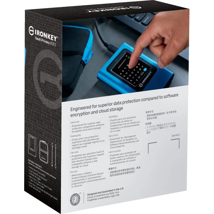 Kingston IronKey Vault Privacy 80 Portable SSD 960GB (IKVP80ES/960G) – Bild 5
