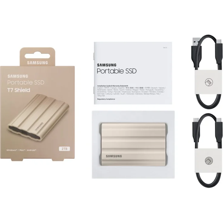 Samsung Portable SSD T7 Shield 2 TB, Externe SSD (MU-PE2T0K/EU) – Bild 3