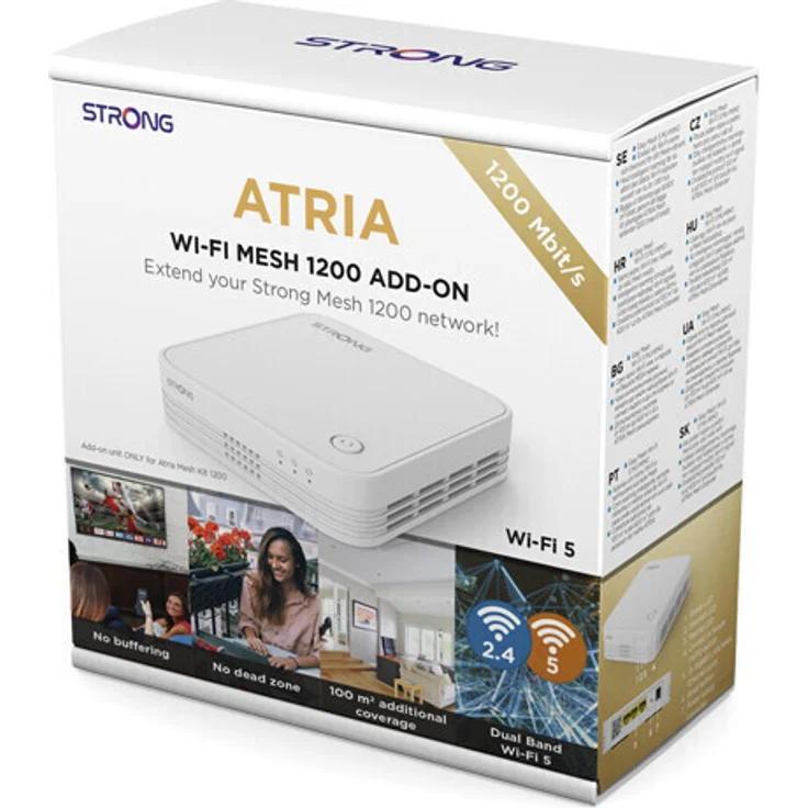 Strong MESH1200ADD Mesh-WLAN-System Dual-Band (2,4 GHz-5 GHz) Wi-Fi 5 (802.11ac) Weiß 3 Intern (MESH1200ADD) – Bild 3