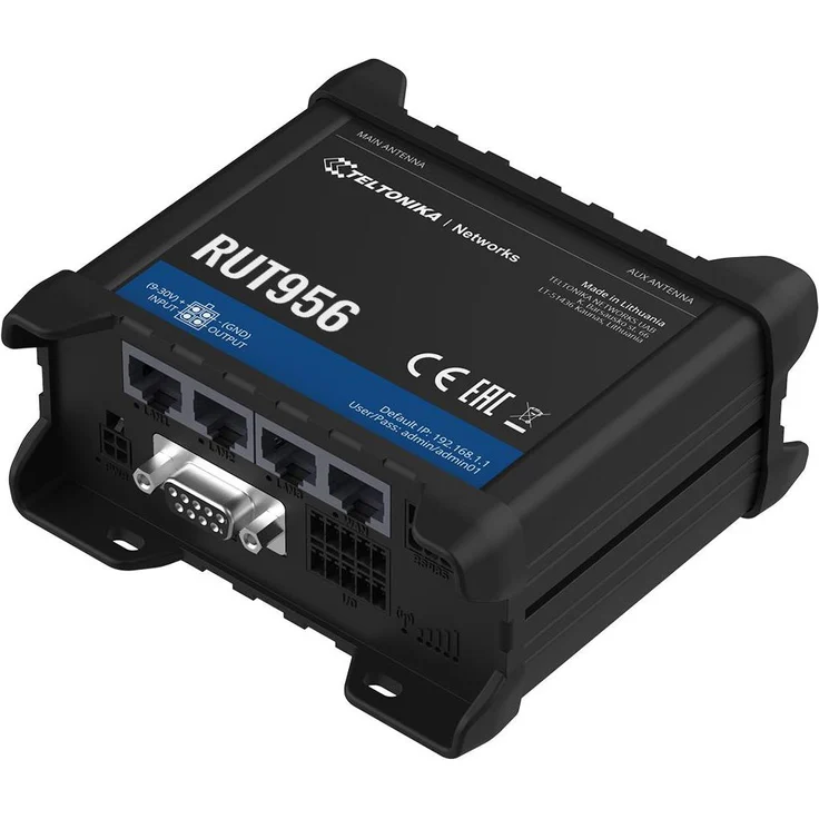 Teltonika RUT956 CPU Mediatek - LTE WLAN Router con I-O GPS e porte RS232-RS485 per – Bild 1