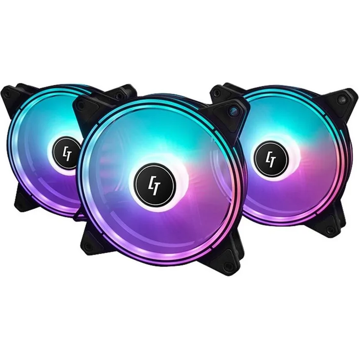 Chieftec NF-3012-RGB 3er-RGB Lüfter-Set (Nova) Gehäuselüfter, 3er Pack