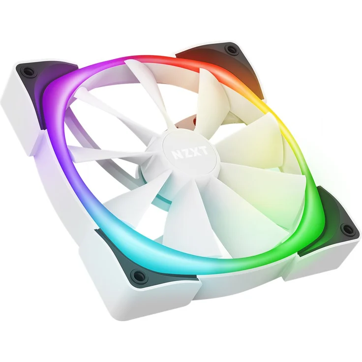 NZXT AER RGB 2-140mm - HF-2814C-DW - Erweiterte Beleuchtungsanpassungen - Fluid Dynamic Bearing - LED RGB PWM Lüfter - Preisvergleich – Bild 6