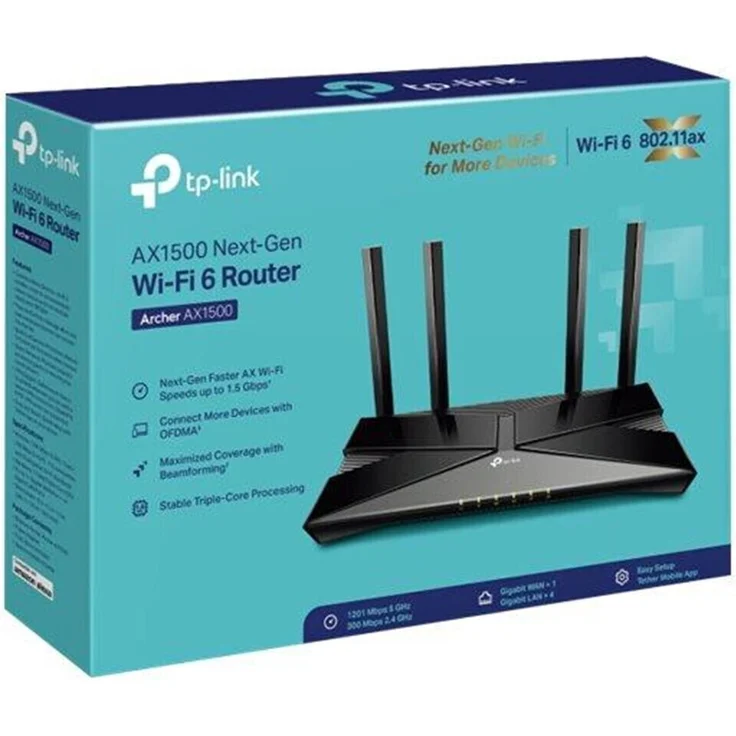 TP-Link Archer AX1500 - Wireless Router Wi-Fi 6 – Bild 4