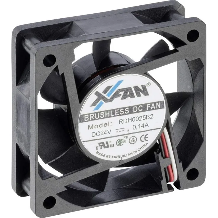 X-Fan RDH6025B2 Axiallüfter 24 V-DC 33 m³-h (L x B x H) 60 x 60 x 25mm
