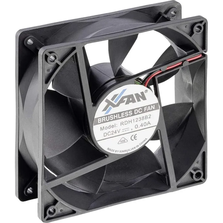 X-Fan RDH1238S Axiallüfter 24 V-DC 217.8 m³-h (L x B x H) 120 x 120 x 38mm