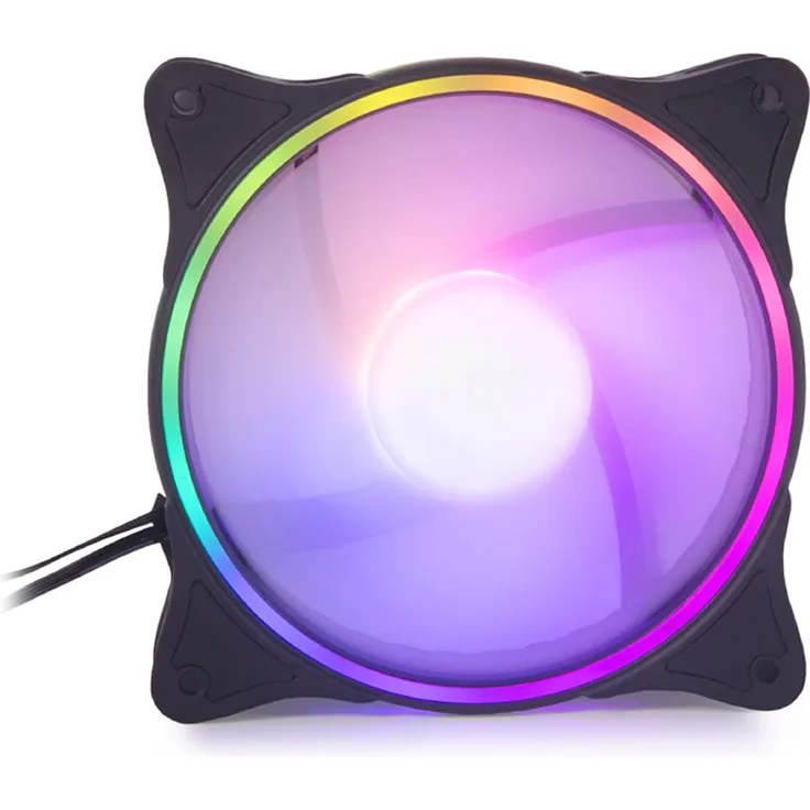 Alphacool Rise Aurora 120 mm Lüfter PWM (120x120x25mm) Fan RGB Beleuchtet Kühlung (24836) - Preisvergleich