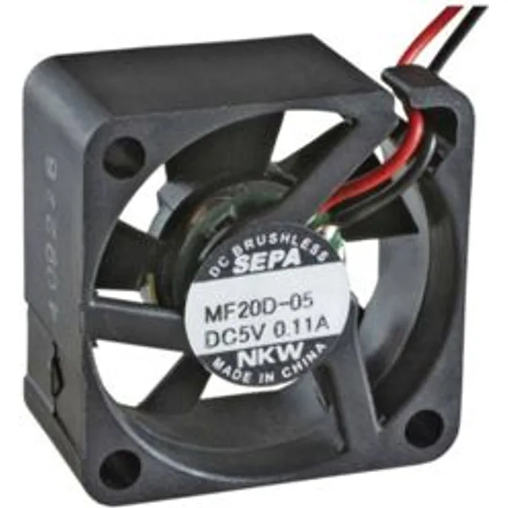 SEPA MF20C05L Axiallüfter 5 V-DC 1.3 m³-h (L x B x H) 20 x 20 x 8mm