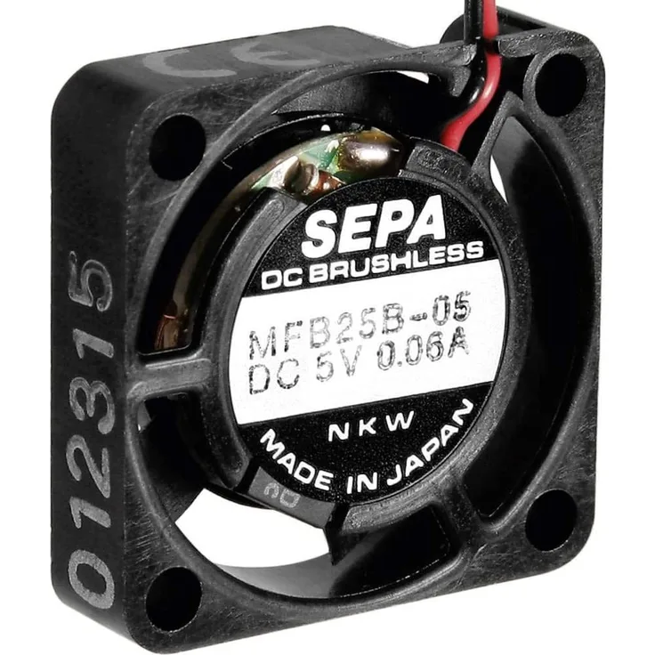 SEPA MFB25B05 Axiallüfter 5 V-DC 23 l-min (L x B x H) 25 x 25 x 6.5mm