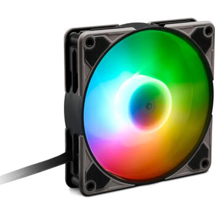 Sharkoon RGB Silent Storm PWM, 120x120x25mm, 93.6m³-h, 20.4dB(A), Vibrationsdämpfer - Preisvergleich