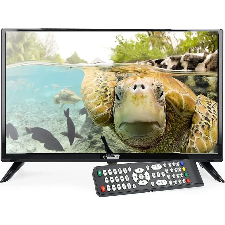 EasyFind Travel 19 48 cm (19 Zoll) LED Camping TV (HD ready, kein HDR) HD-Triple-Tuner (Sat, Antenne, Kabel) Energieklasse F (DE-Modell)