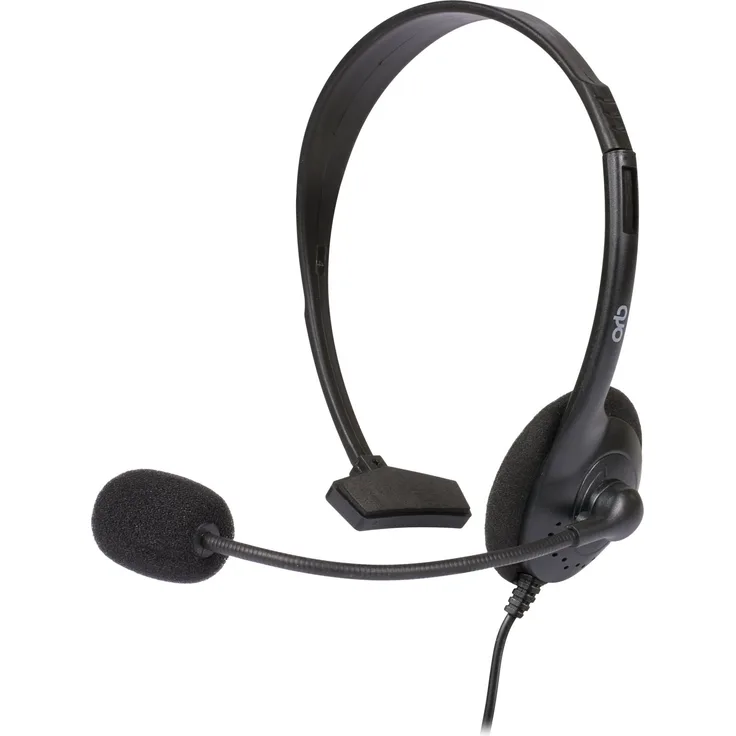 Orb XB1 Wired Chat Headset Schwarz