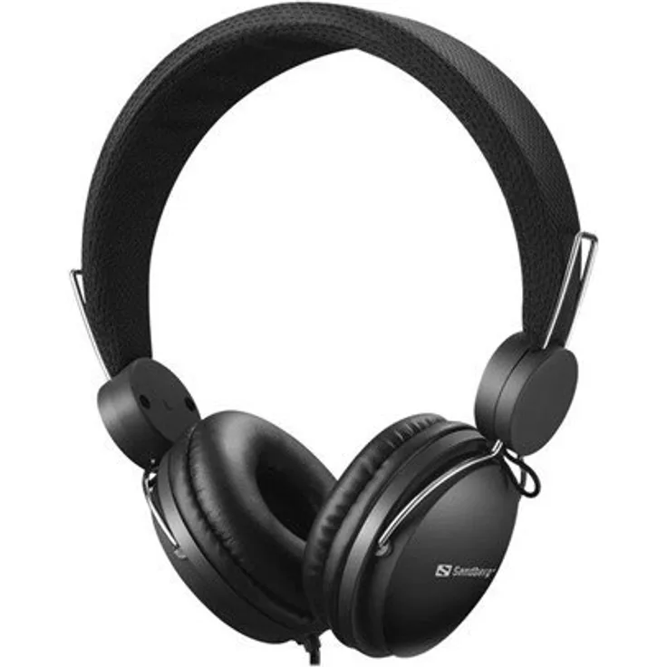 SANDBERG MiniJack Headset with Line-Mic Schwarz