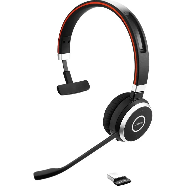 Jabra Headset Evolve 65 SE UC Mono USB Schwarz – Bild 1