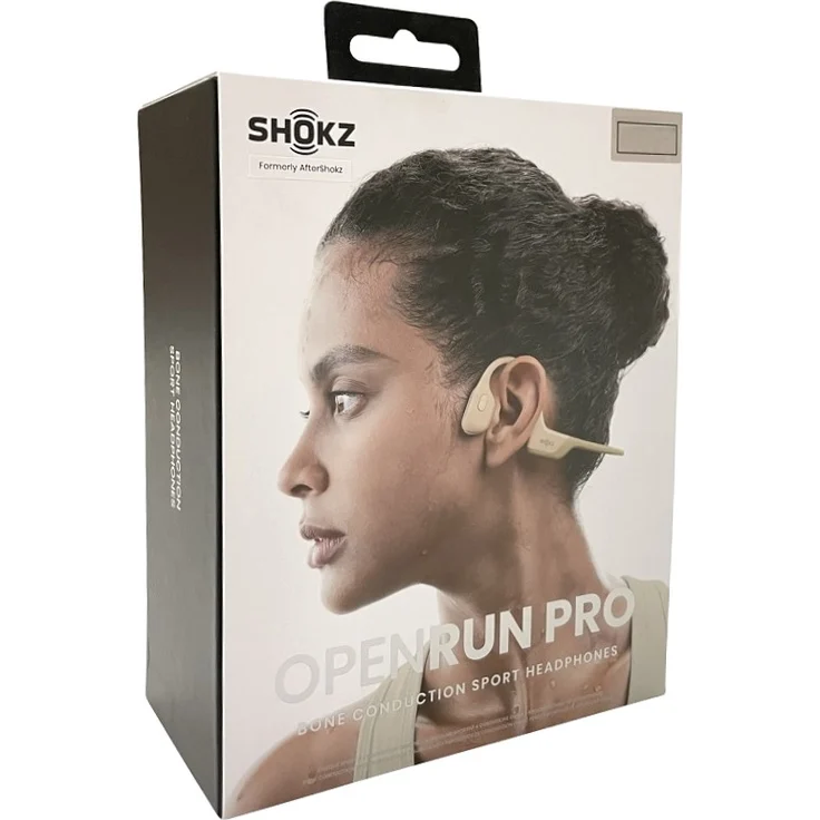 Shokz OpenRun Pro (2022) In-Ear-Kopfhörer, True-Wireless, IP55, beige  – Bild 2