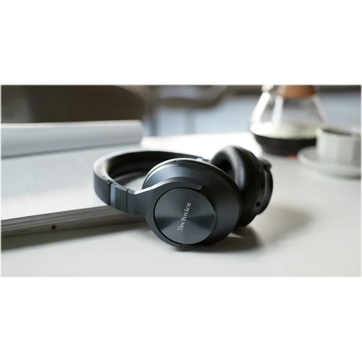 Technics EAH-A800E-K (2022), Over-Ear-Kopfhörer, kabellos/ kabelgebunden, schwarz – Bild 2
