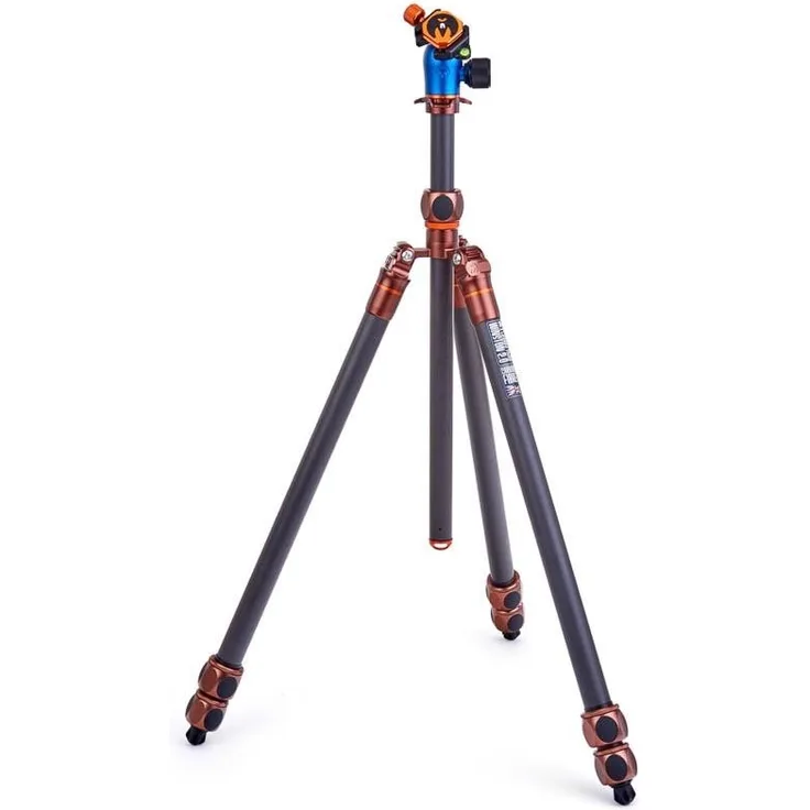3 LEGGED THING Pro 2.0 WINSTON, Hochleistungs-Stativ mit 3 Beinsektionen, 40 Kg Tragkraft und mit Ku