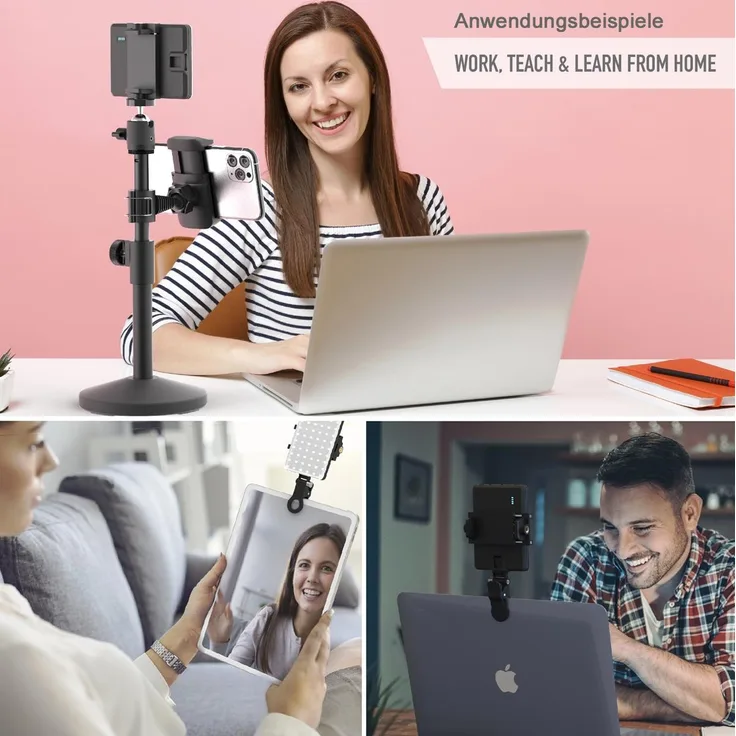 Digipower ACHIEVER LED-Licht mit Smartphone-Stände