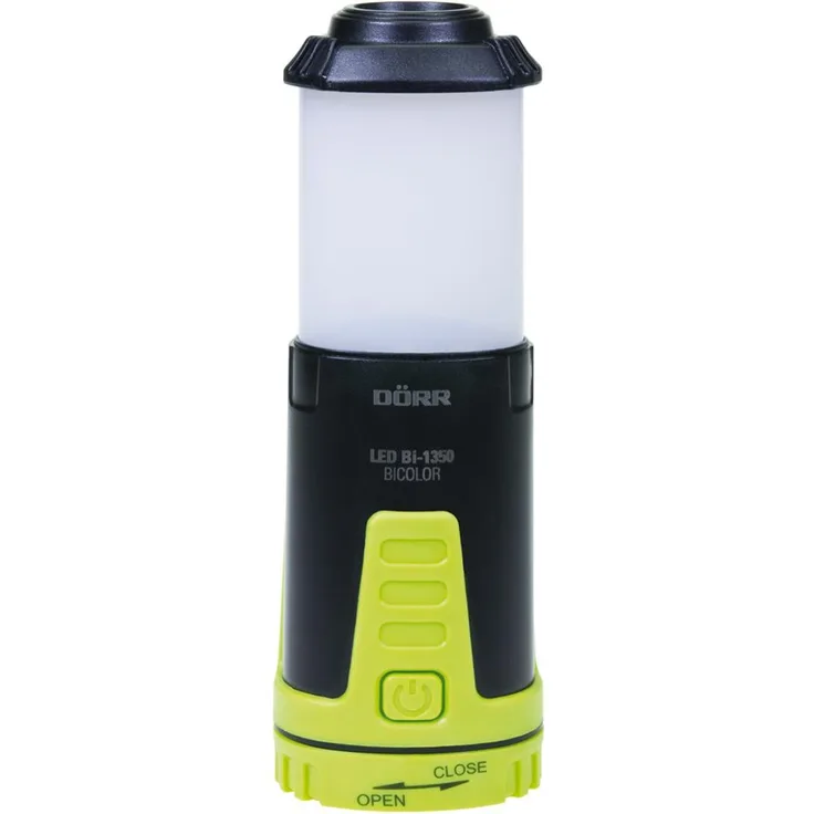 DÖRR LED Outdoor Laterne Bicolor Bi-1350 schw.-neongelb