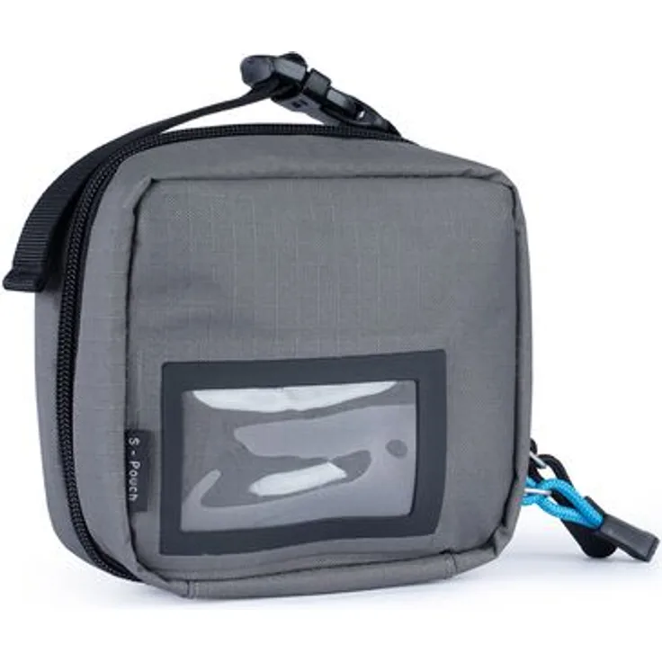 F-stop Accessory Pouch Small Gargoyle (Grey) Black Zipper