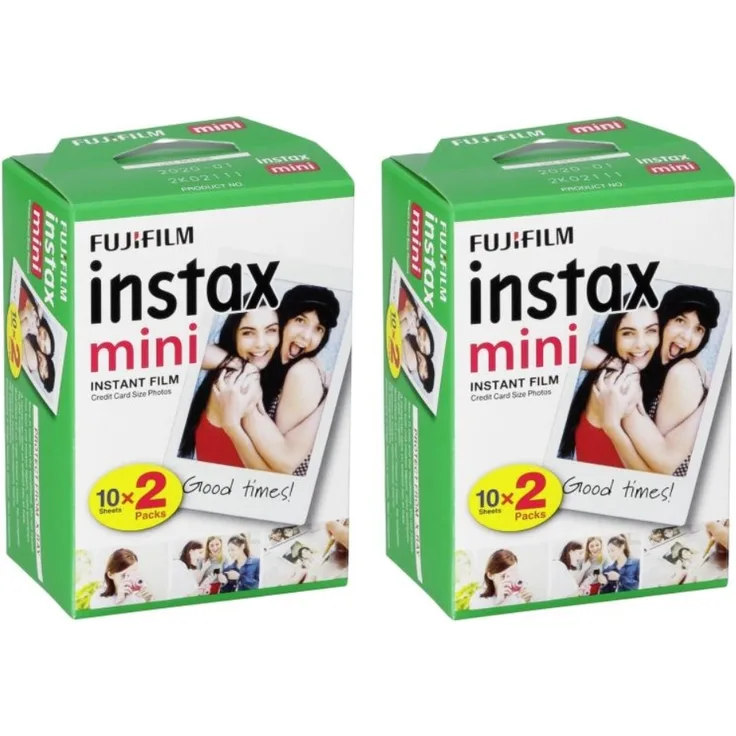 Fujifilm Instax Mini Film DP 2er Pack für 40 Fotos