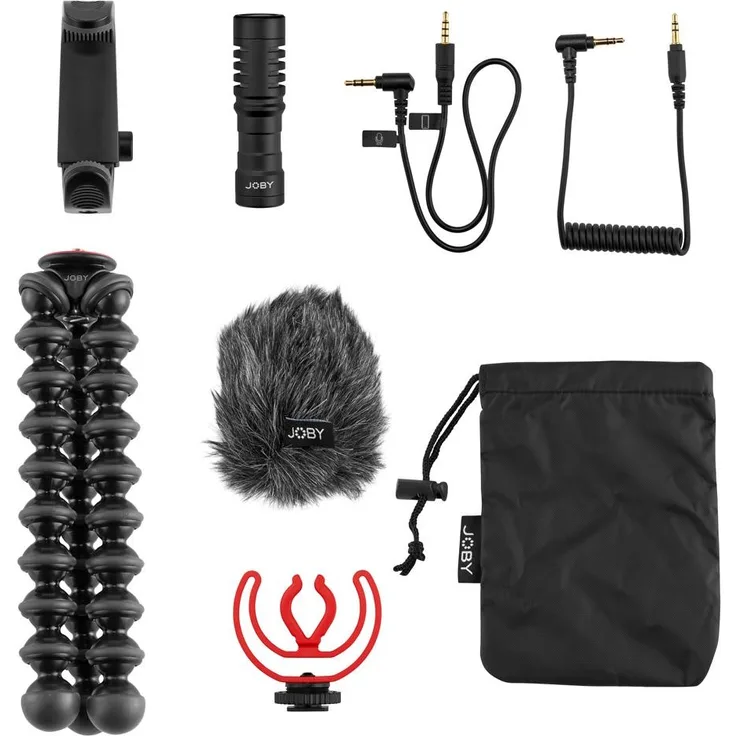 Joby Creator Kit - Stativ mit Wavo (Mikrofon, Stativ, Handyhalter)