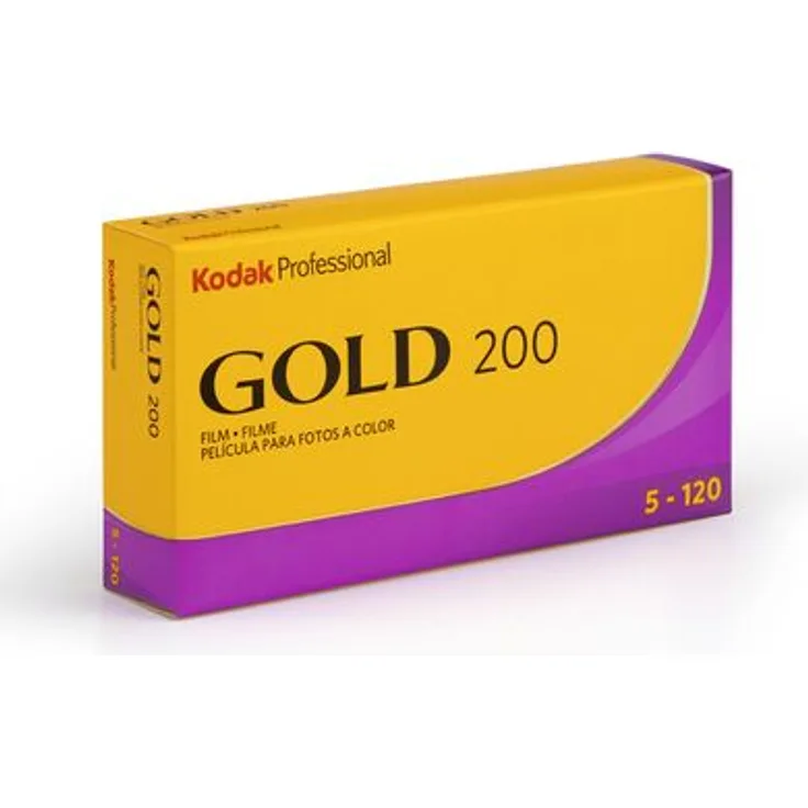 Kodak GOLD 200 120 Rollfilm 5er Pack