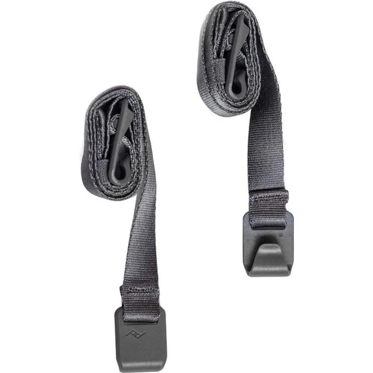 PEAK DESIGN External Carry Straps Long - Lange Spannriemen für Everyday-Line Rucksäcke - Ash (Hellg