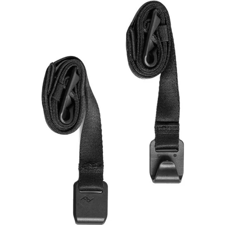PEAK DESIGN External Carry Straps Long - Lange Spannriemen für Everyday-Line Rucksäcke - Black (Sch