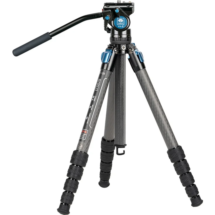 SIRUI ST-125 Superb Travel Dreibeinstativ Carbon mit Videokopf VA-5 ST-Serie