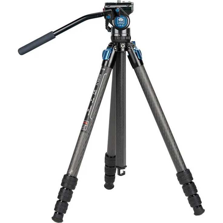 SIRUI ST-124 Superb Travel Dreibeinstativ Carbon mit Videokopf VA-5 ST-Serie