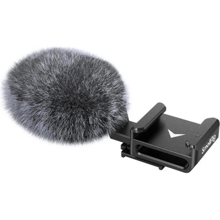 SmallRig 3526 Cold Shoe Adapter met Windscherm voor Sony ZV E10 en ZV 1